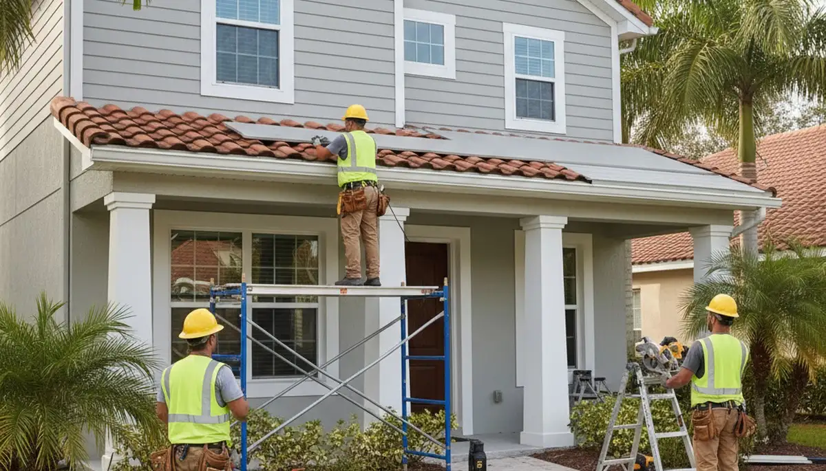 Orlando, FL siding contractor installing durable home siding for residential exterior protection