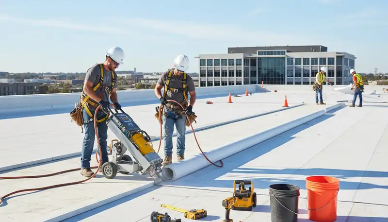 Orlando, FL commercial roofing installation by FX Remodeling & Exteriors for local businesses