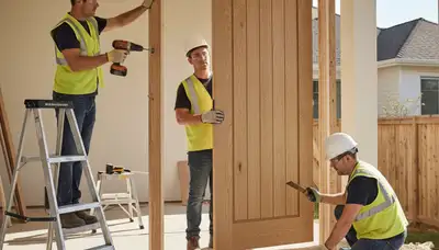 Door installation by siding contractor in Orlando, FL for durable, weather-resistant homes