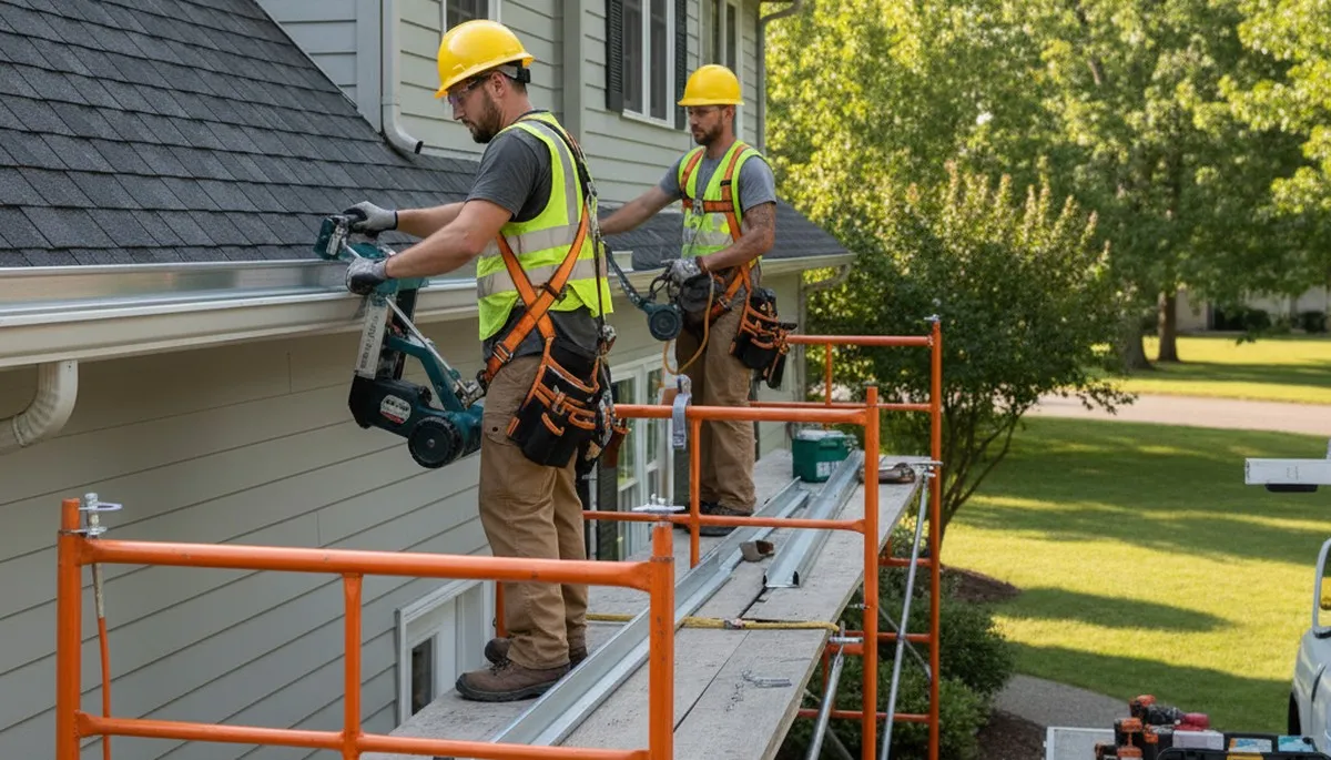 Orlando, FL gutter installation by FX Remodeling & Exteriors for home rain protection