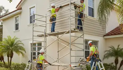 Siding contractor in Orlando, FL installing durable home siding for exterior protection