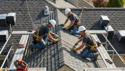 Orlando, FL siding contractor repairing exterior siding on a home for storm damage and wear