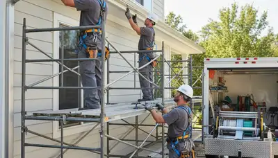 Seamless gutter installation in Orlando, FL by FX Remodeling & Exteriors for heavy rain protection