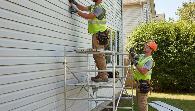 Orlando, FL vinyl siding repair by FX Remodeling & Exteriors for storm damage and cracked siding